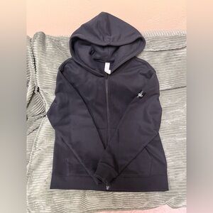 ALO Yoga Black Full-Zip Hoodie